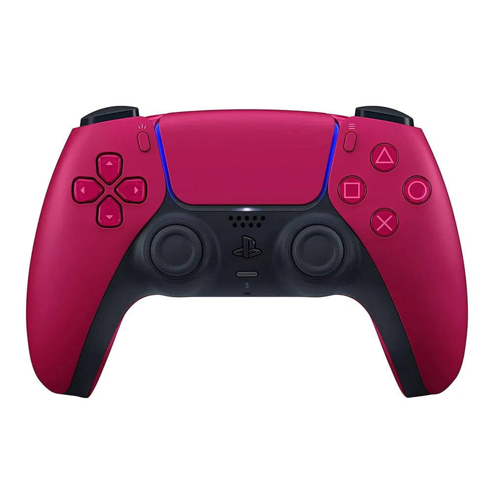 Imagen 1 del producto Mando PS5 Dualsense, batería recargable integrada, micrófono integrado, rojo